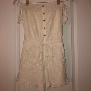 American eagle off the shoulder romper- like new!